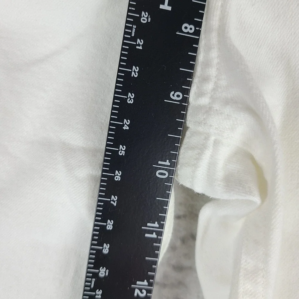 GUESS Jeans Mens 30x32 White Wash Slim Tapered Distressed‎ Denim